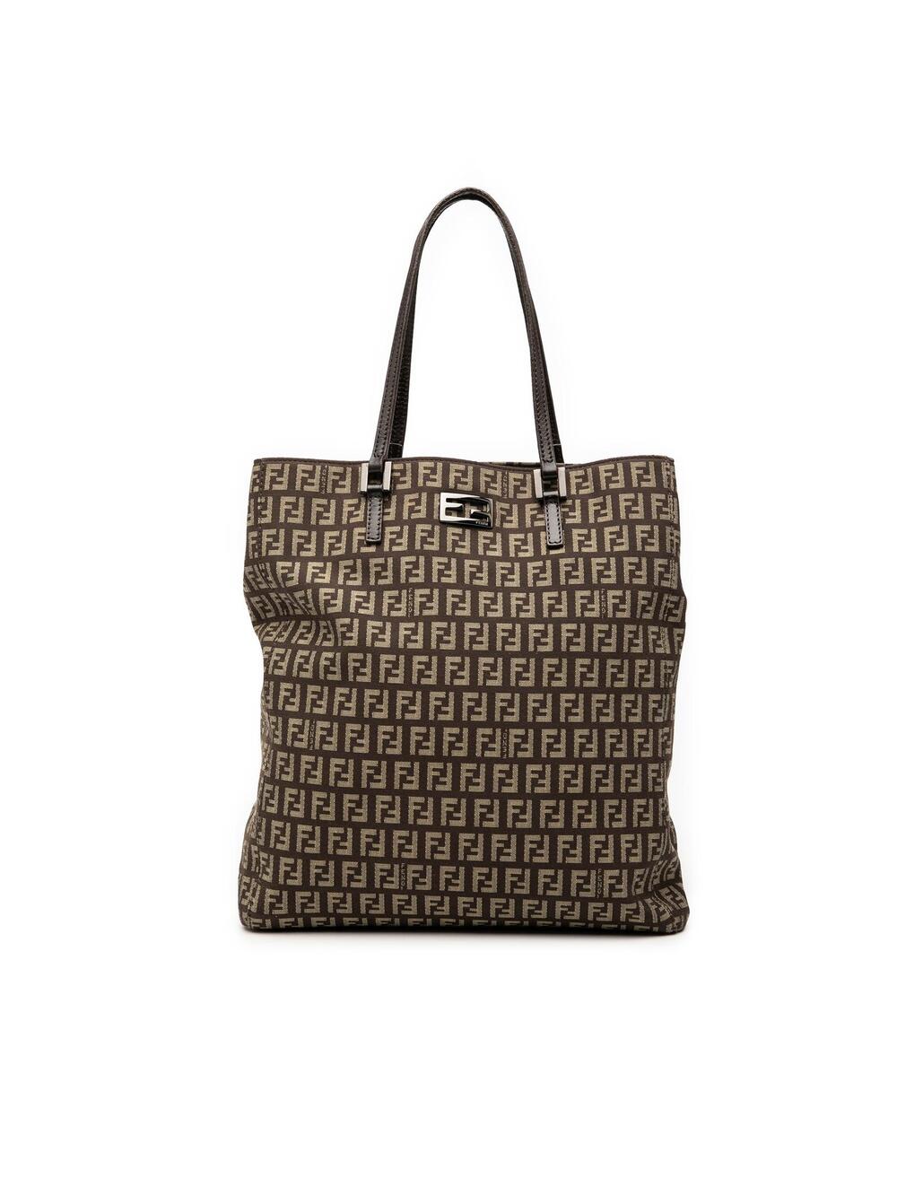 Fendi Zucchino Canvas Tote Pre-Loved #360554F48B